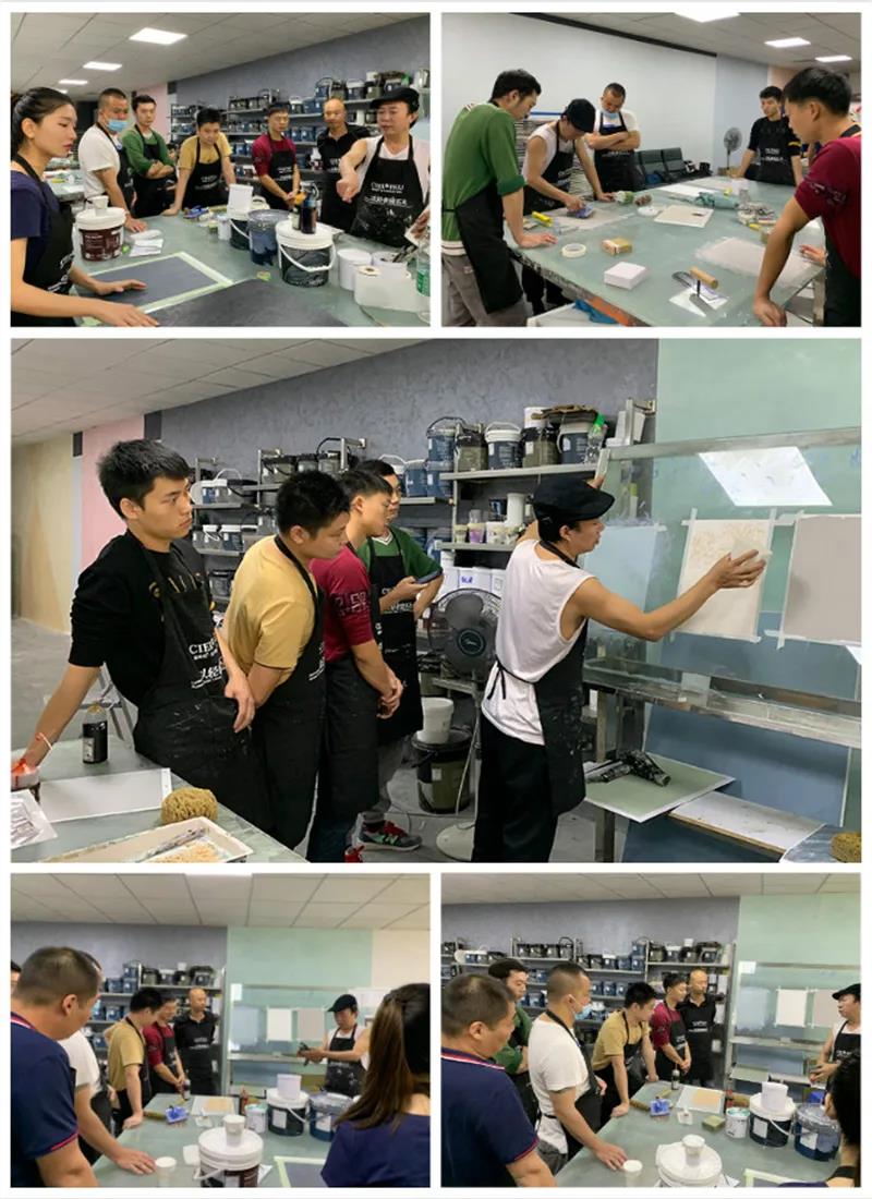 承匠人之魂?鑄工匠之師，基路伯第八期藝術(shù)涂料施工培訓(xùn)圓滿舉辦(圖2)