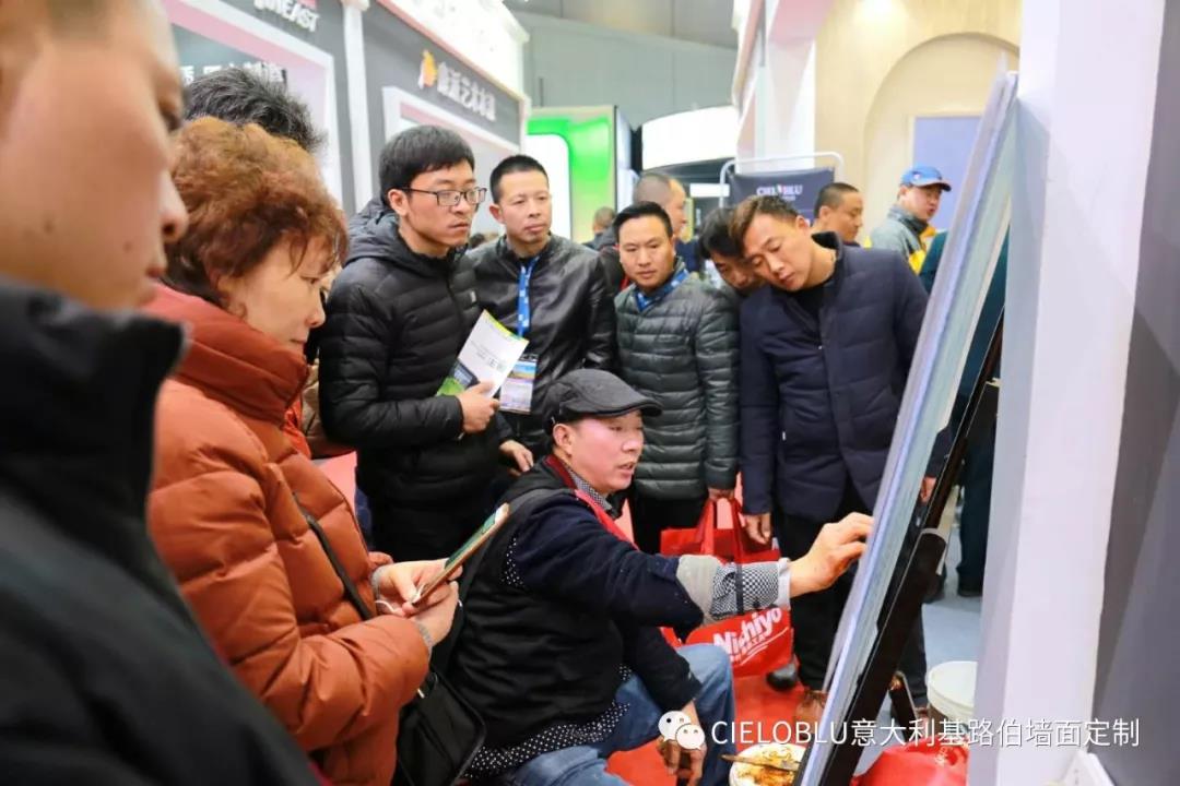 上海建博會首日,意大利基路伯（cieloblu）閃耀上海虹橋國家會展中心！(圖4)
